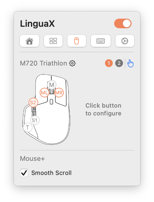 LinguaX Mausverbesserung