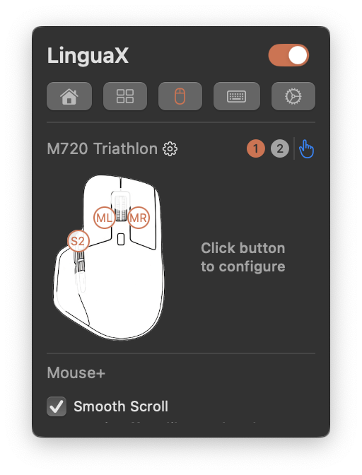 LinguaX 鼠标增强